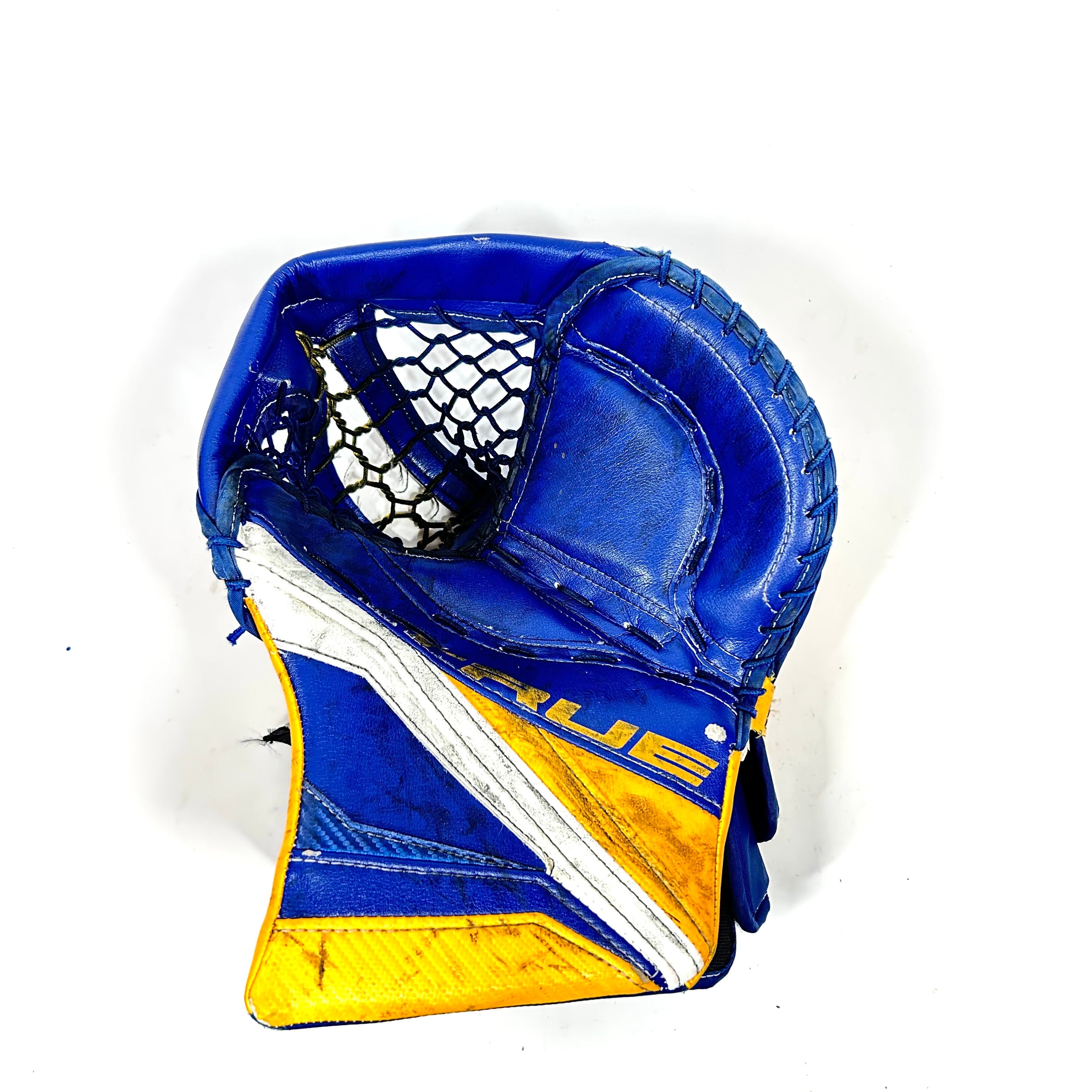 True L12.2 - Gant de gardien Pro Stock d'occasion (bleu/jaune)